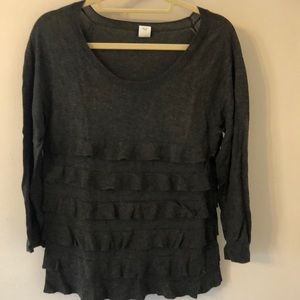 J. Crew Gray Crew Neck Sweater